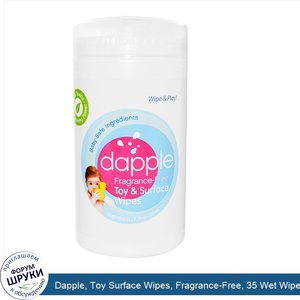 Dapple__Toy_Surface_Wipes__Fragrance_Free__35_Wet_Wipes__5.5_quot__x_8_quot___14_cm_x_20.3_cm_...jpg
