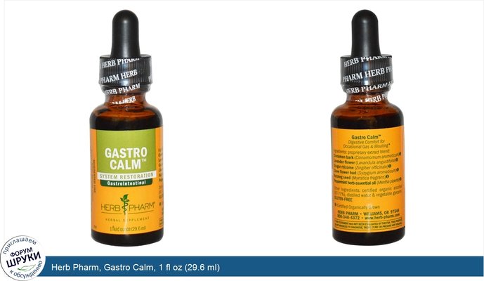 Herb Pharm, Gastro Calm, 1 fl oz (29.6 ml)