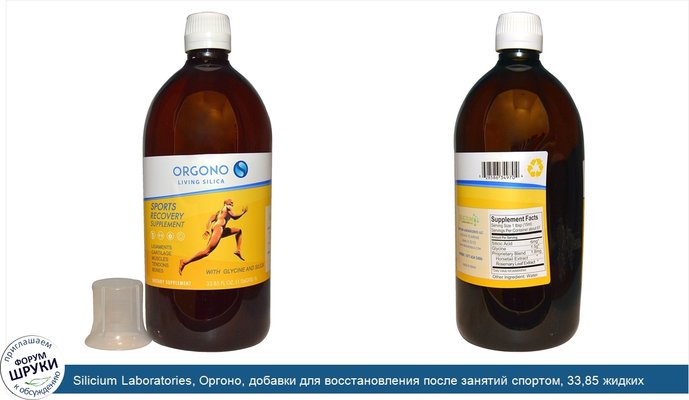 Silicium Laboratories, Оргоно, добавки для восстановления после занятий спортом, 33,85 жидких унций (1 л)