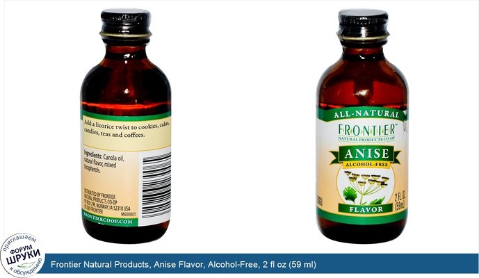 Frontier Natural Products, Anise Flavor, Alcohol-Free, 2 fl oz (59 ml)