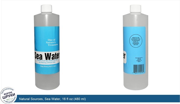 Natural Sources, Sea Water, 16 fl oz (480 ml)