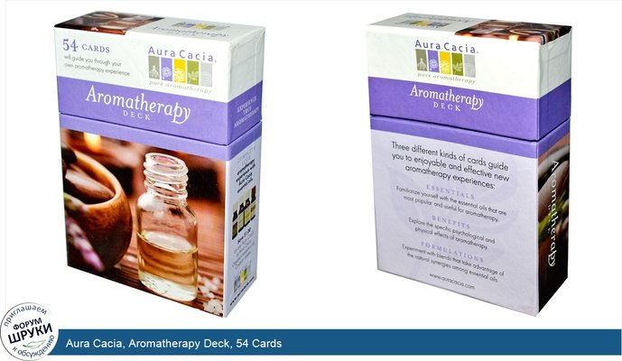 Aura Cacia, Aromatherapy Deck, 54 Cards