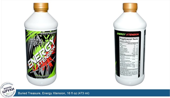 Buried Treasure, Energy Xtension, 16 fl oz (473 ml)