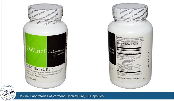 DaVinci Laboratories of Vermont, CholestSure, 90 Capsules