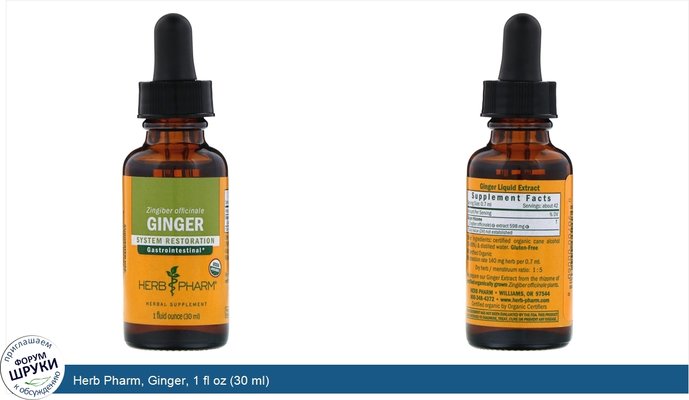 Herb Pharm, Ginger, 1 fl oz (30 ml)