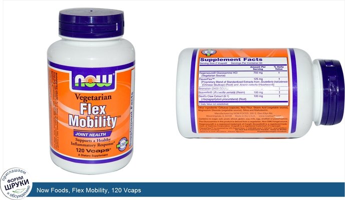 Now Foods, Flex Mobility, 120 Vcaps