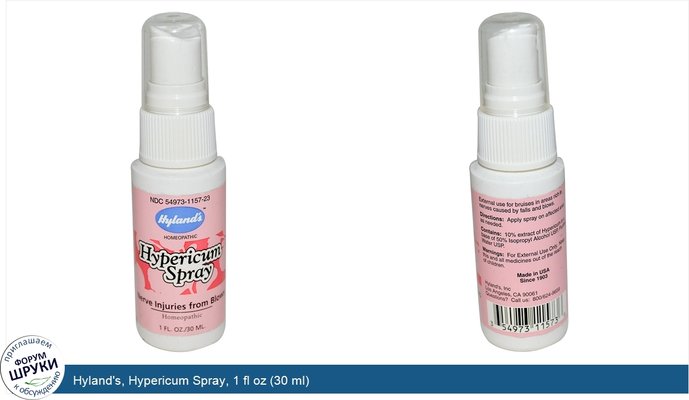Hyland\'s, Hypericum Spray, 1 fl oz (30 ml)