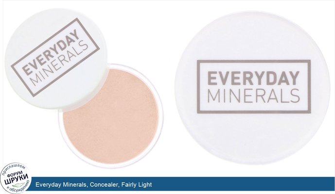 Everyday Minerals, Concealer, Fairly Light