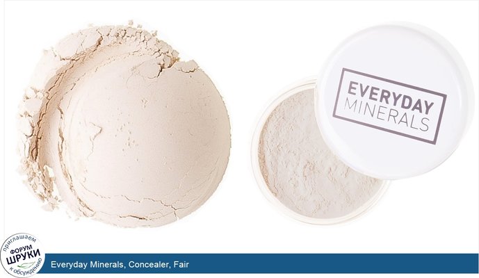 Everyday Minerals, Concealer, Fair