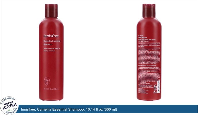 Innisfree, Camellia Essential Shampoo, 10.14 fl oz (300 ml)