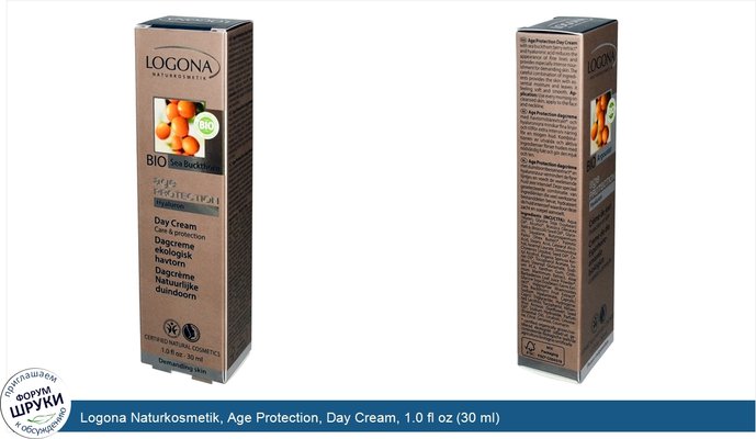 Logona Naturkosmetik, Age Protection, Day Cream, 1.0 fl oz (30 ml)