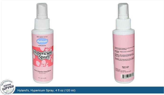 Hyland\'s, Hypericum Spray, 4 fl oz (120 ml)