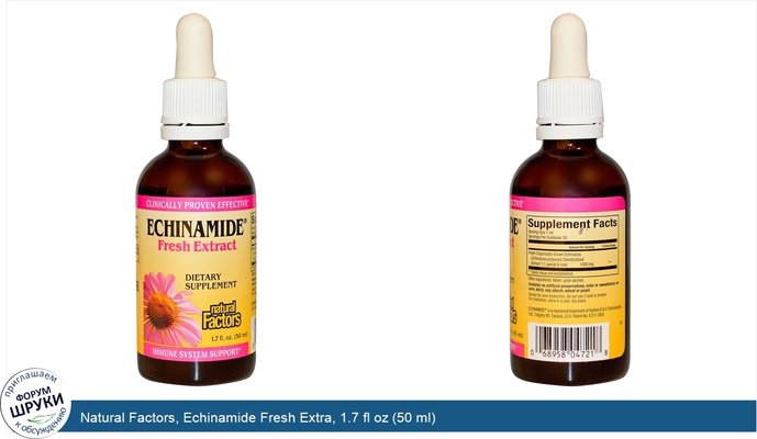 Natural Factors, Echinamide Fresh Extra, 1.7 fl oz (50 ml)