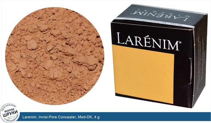 Larenim, Invisi-Pore Concealer, Med-DK, 4 g