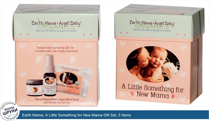 Earth Mama, A Little Something for New Mama Gift Set, 3 Items