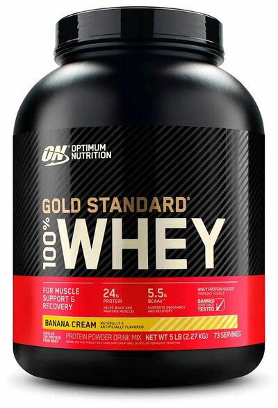 Протеин Optimum Nutrition 100% Whey Gold Standard, 2353 гр., банановый крем.jpg