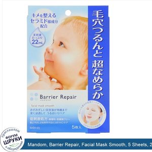 Mandom__Barrier_Repair__Facial_Mask_Smooth__5_Sheets__22_ml_Each.jpg