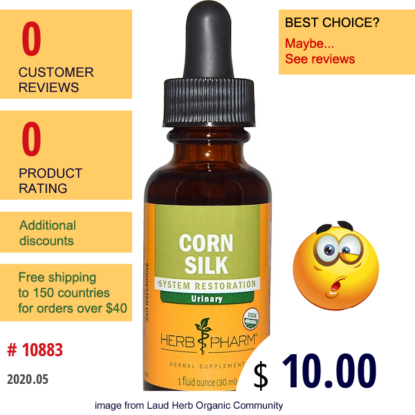 Herb Pharm, Corn Silk, 1 Fl Oz (30 Ml)  