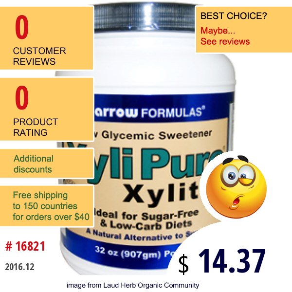Jarrow Formulas, Xyli Pure, Xylitol, 32 Oz (907 G) Powder  