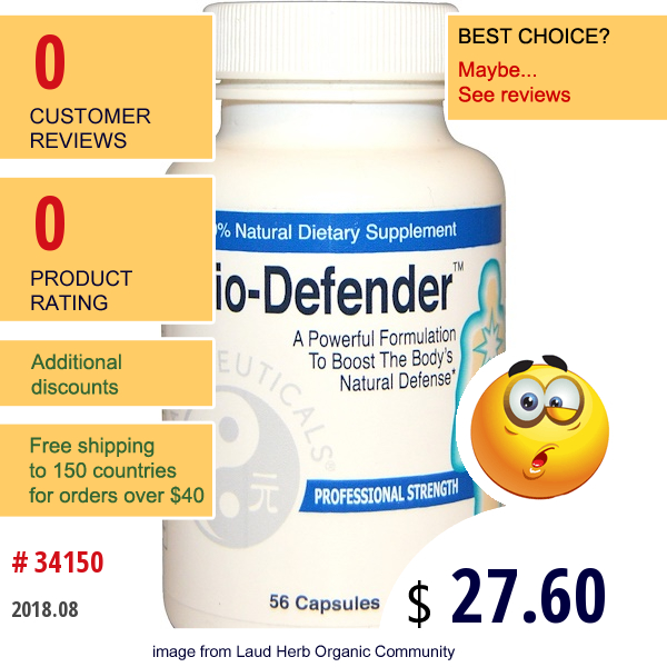 Balanceuticals, Biodefender, 56 Capsules  