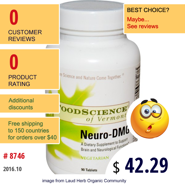 Foodscience, Neuro-Dmg, 90 Tablets  