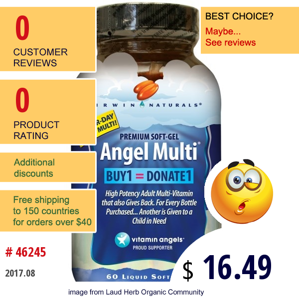 Irwin Naturals, Angel Multi, 60 Liquid Soft-Gels  