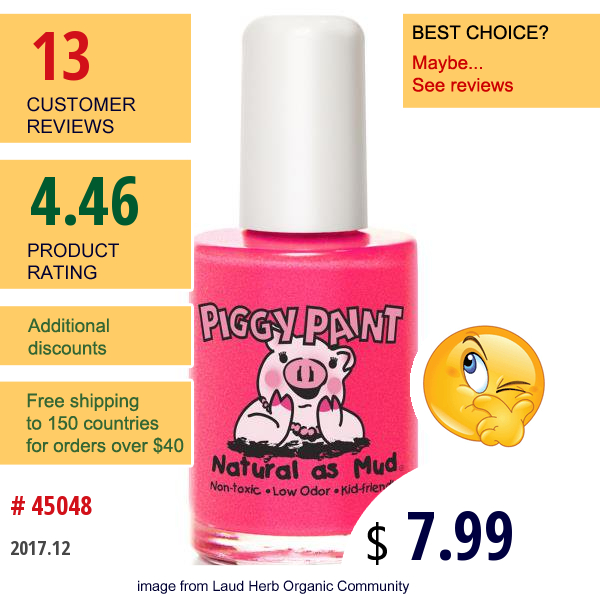 Piggy Paint, Nail Polish, Forever Fancy, 0.5 Fl Oz (15 Ml)