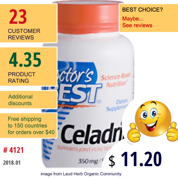 Doctors Best, Celadrin, 350 Mg, 90 Softgels  