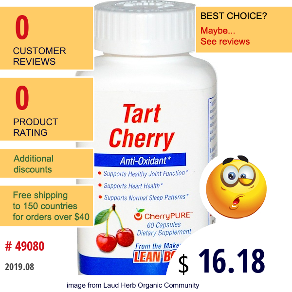 Labrada Nutrition, Tart Cherry Extract, 60 Capsules  