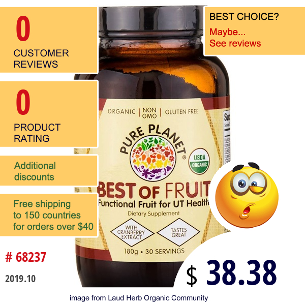 Pure Planet, Best Of Fruit, 180 G  