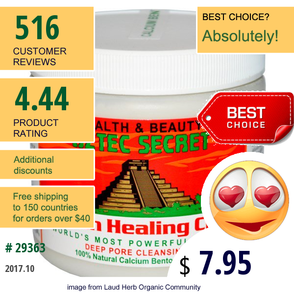 Aztec Secret, Indian Healing Clay, 1 Lb (454 G)