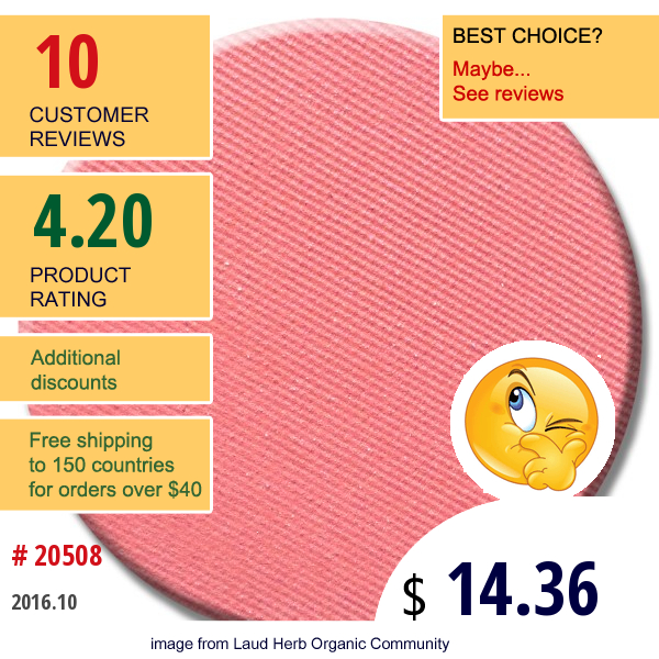 Ecco Bella, Flowercolor Blush, Coral Rose (Neutral), .12 Oz (3.5 G) Ecco Bella, Flowercolor Blush, Coral Rose (Neutral), .12 Oz (3.5 G)