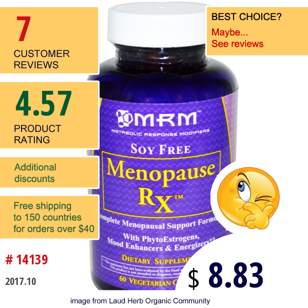 Mrm, Menopause Rx, 60 Veggie Caps  
