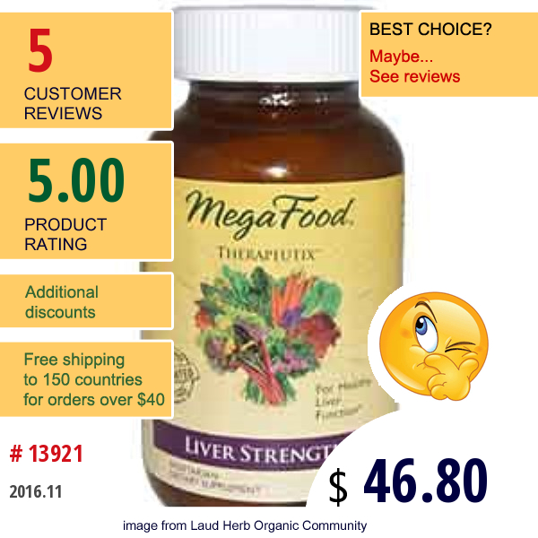 Megafood, Therapeutix, Liver Strength, 90 Tablets  