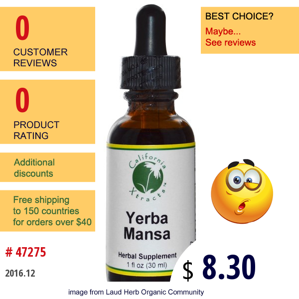 California Xtracts, Yerba Mansa, 1 Fl Oz (30 Ml)  