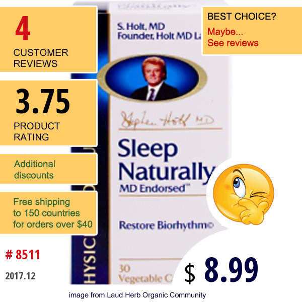 Natures Benefit, Sleep Naturally, 30 Veggie Caps Natures Benefit, Sleep Naturally, 30 Veggie Caps