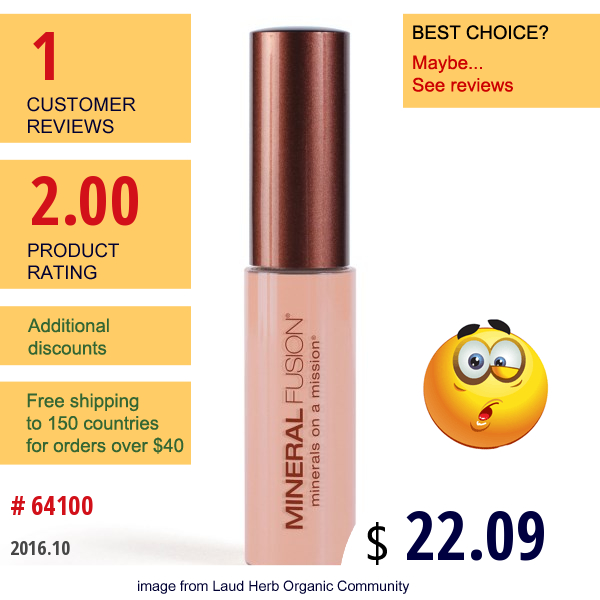 Mineral Fusion, Liquid Concealer, Warm, 0.37 Fl Oz (11 Ml) 