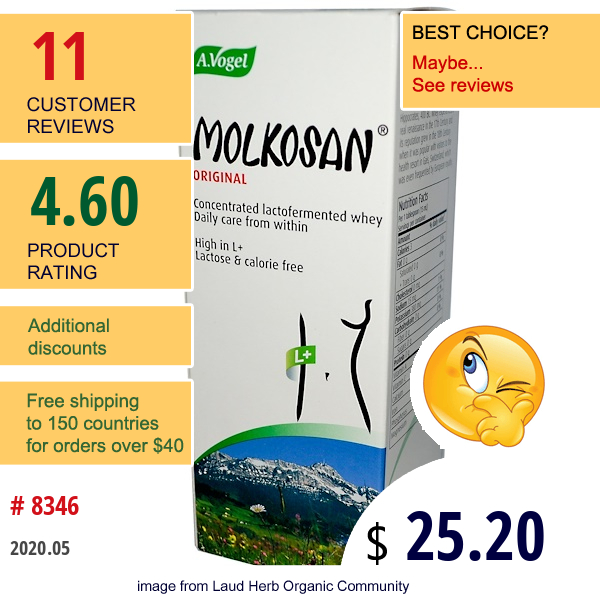 A Vogel, Molkosan, Original, 500 Ml  