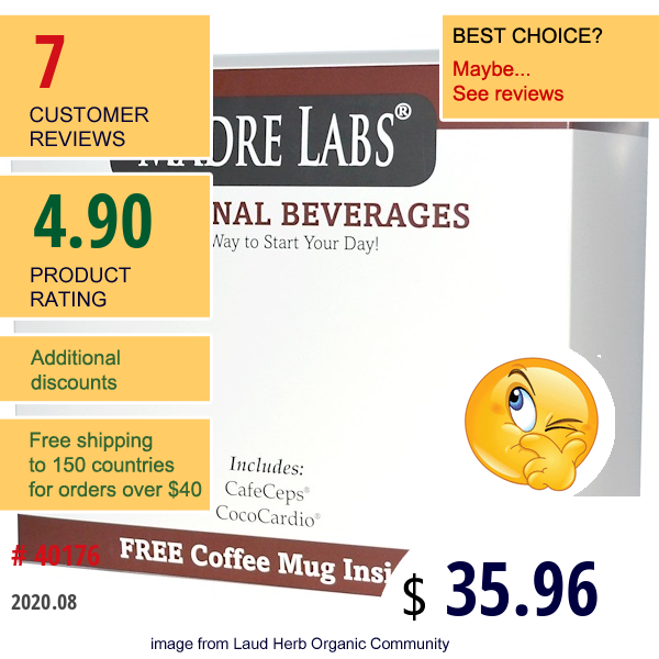 Madre Labs, Functional Beverages With Coffee Mug Kit, 3 Piece Kit  