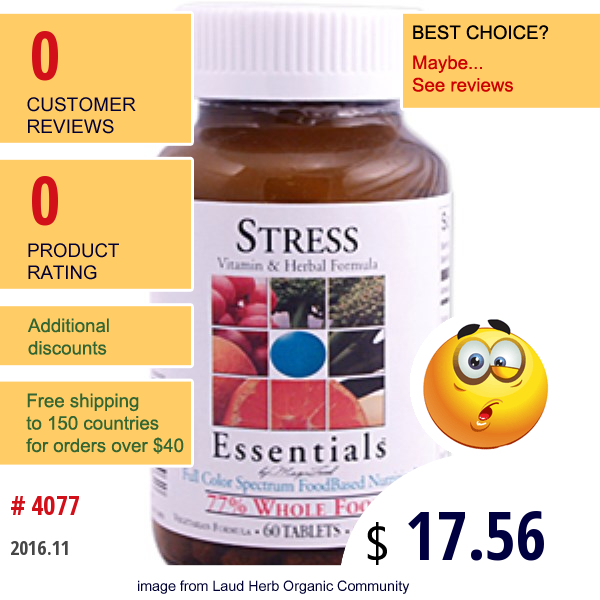 Megafood, Stress Essentials, 60 Tablets  