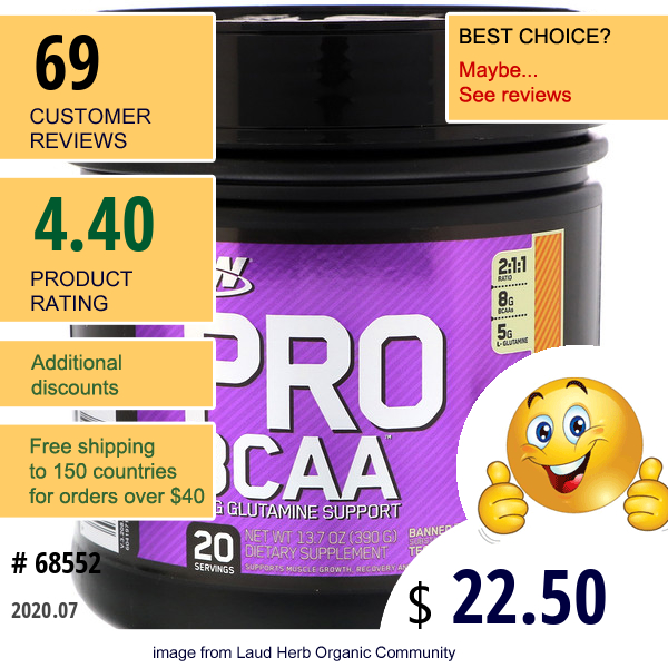 Optimum Nutrition, Pro Bcaa, Peach Mango, 13.7 Oz (390 G)  