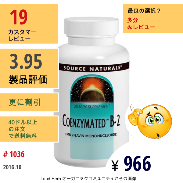 Source Naturals, コエンザイメイテッド™ B-2, 舌下錠剤, 60 錠