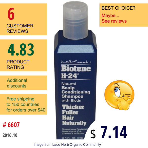 Biotene H-24, Biotene H-24, Natural Scalp Conditioning Shampoo, 8.5 Fl Oz (250 Ml)