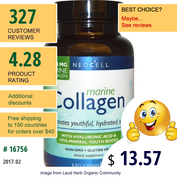 Neocell, Marine Collagen, 120 Capsules