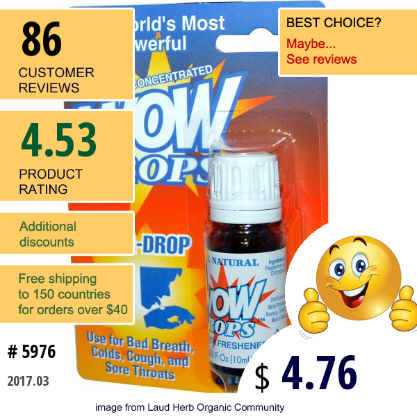 Wow, Wow Drops, 0.338 Fl Oz (10 Ml)