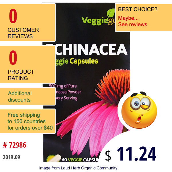 Irwin Naturals, Echinacea , 60 Veggie Caps  