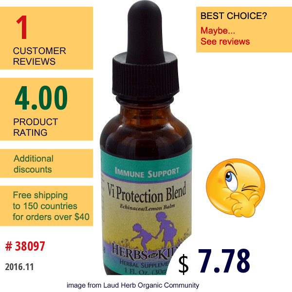 Herbs For Kids, Vi Protection Blend, 1 Fl Oz (30 Ml)