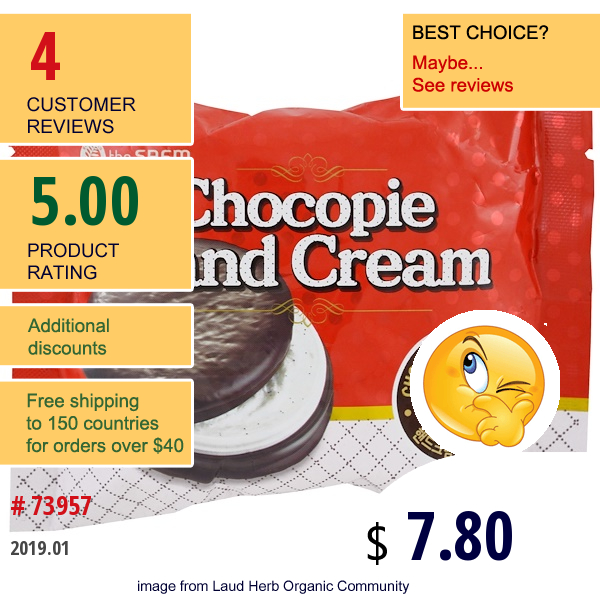 The Saem, Chocopie Hand Cream, Cookies & Cream, 1.18 Fl Oz (35 Ml)