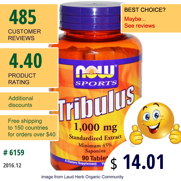 Now Foods, Sport, Tribulus, 1,000 Mg, 90 Tablets