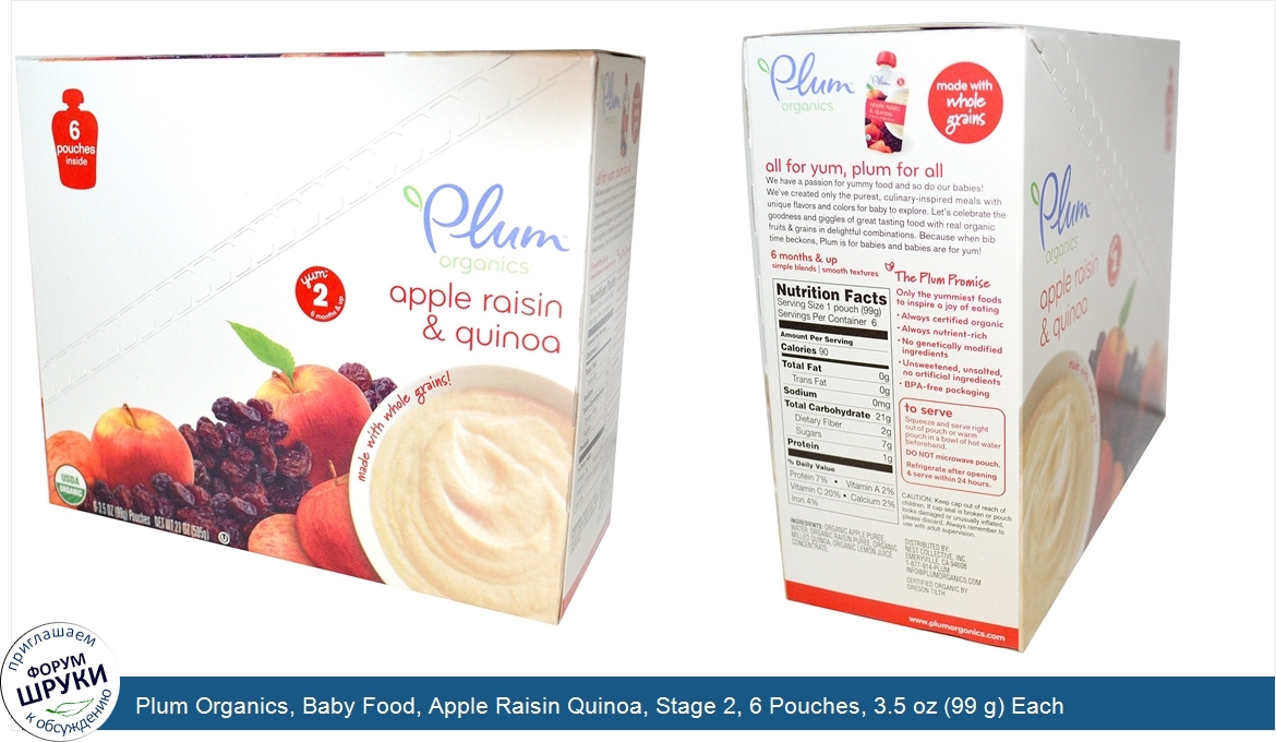 Plum_Organics__Baby_Food__Apple_Raisin_Quinoa__Stage_2__6_Pouches__3.5_oz__99_g__Each.jpg